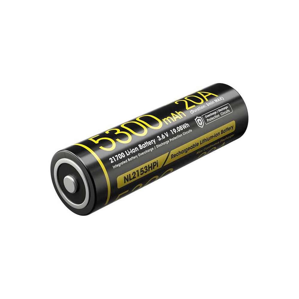 Изображение товара Аккумулятор NITECORE NL2153HPi Li-ion 21700 3.6V 5300mAh