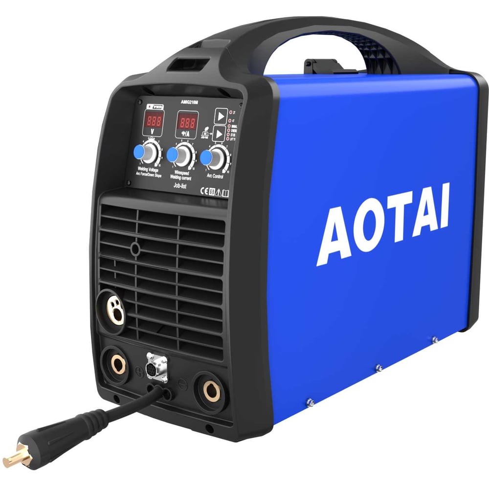 Изображение товара Источник сетевой сварочный AOTAI AMIG 210 М с TIG и MIG-MAG режимами 3 м кабель