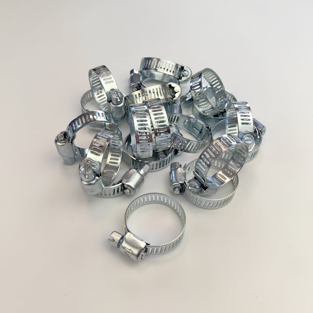 Изображение товара Хомут червячный HG 11/16 для труб из оцинкованной стали, 20 шт