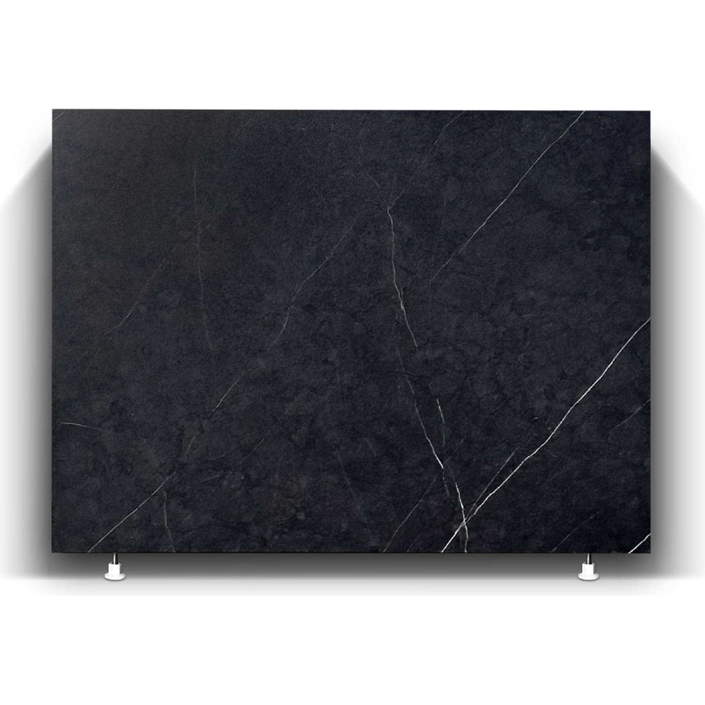 Изображение товара Экран под ванну торцевой ALAVANN МДФ Rita Slot 0.7 черный мрамор раздвижной