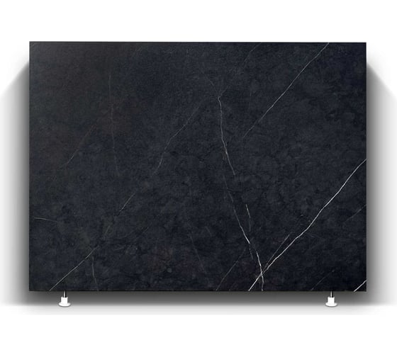 Изображение товара Экран под ванну торцевой ALAVANN МДФ Rita/Slot 0.7, черный мрамор ALV0767004