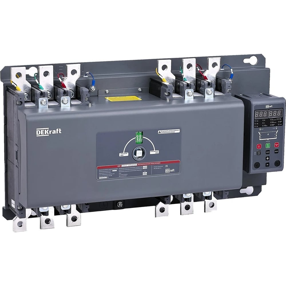 Изображение товара Автоматический выключатель Dekraft 125А 3Р 35кА выносной блок управления