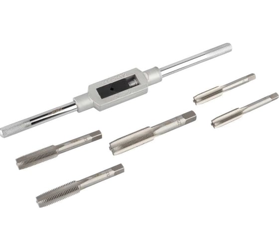 Изображение товара Набор метчиков с воротком Beril М10-М14, 5 шт, блистер 523005 12167