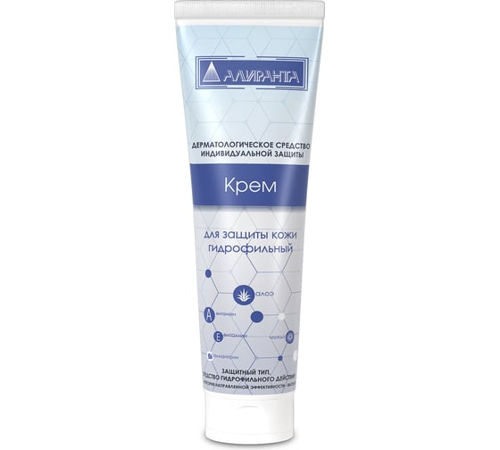 Изображение товара Гидрофильный крем для защиты кожи АЛИРАНТА 100мл 10008