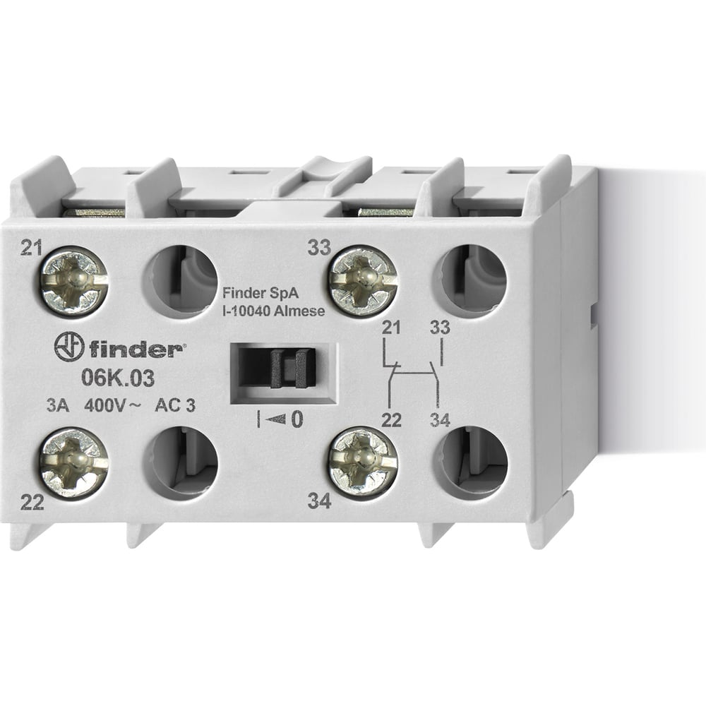 Изображение товара Модуль дополнительных контактов Finder 6K.04 2NO+2NC 2А
