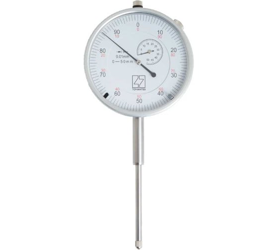 Изображение товара Индикатор часового типа ТОЧИНТЕХ ИЧ50 (0.01 мм) класс 1, ГОСРЕЕСТР 89335-23 ич00010