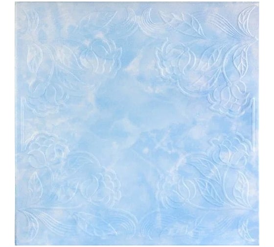 Изображение товара Плита потолочная ООО Гранд Пак KINDECOR, голубая 307-97, 4 м2, 462