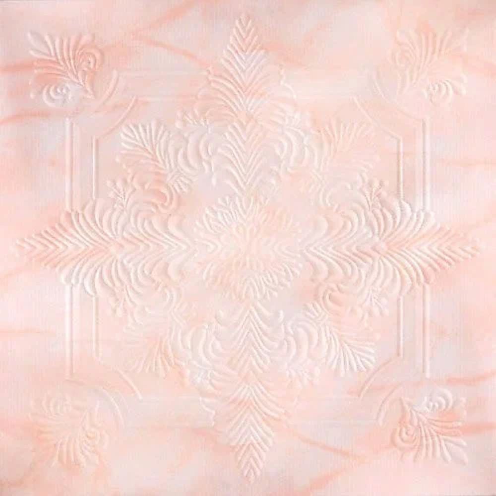 Изображение товара Потолочная плита ООО Гранд Пак KINDECOR розовая 205-97 4 м2 влагостойкая матовая