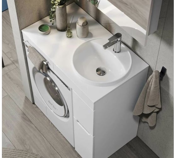 Изображение товара Столешница ALAVANN Cosmetic 90 (ум. Art Inside) белый ALV0707001