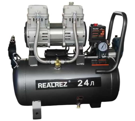 Изображение товара Безмасляный компрессор REALREZ TR-24 REZ-TR-24