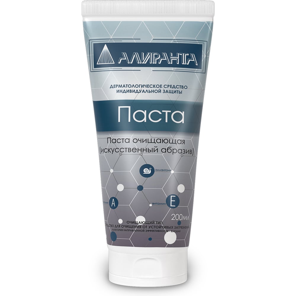 Изображение товара Очищающая паста АЛИРАНТА с абразивом 200мл для глубокого очищения кожи