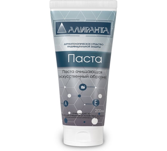Изображение товара Очищающая паста АЛИРАНТА искусственный абразив, 200мл 20011