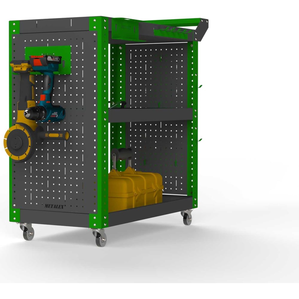 Изображение товара Тележка инструментальная с тремя полками 700x450x950 мм ООО Металекс