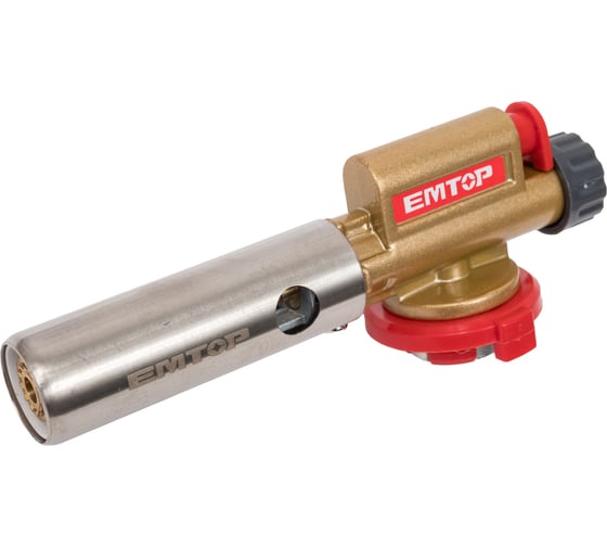 Изображение товара Горелка-насадка газовая emtop 145х50х40 мм, 182 г, сплав алюминий + цинк, температура пламени: 1300 (можно регулировать)  EMFG3603