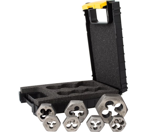 Изображение товара Набор плашек гаечных Eyltool M3-M12 15 932