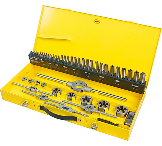 Изображение товара Набор для нарезки резьбы Eyltool М3-М20 15 925