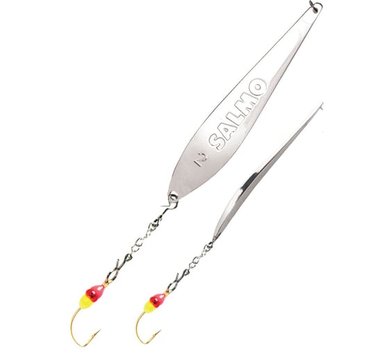 Изображение товара Вертикальная зимняя блесна Lucky John S-2-Z, с цепочкой и крючком, цвет S, 3.5 г, блистер 82751-S