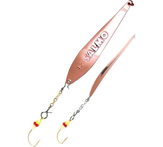 Изображение товара Зимняя вертикальная блесна Lucky John S-3-Z, с цепочкой и крючком, цвет C 82761-C