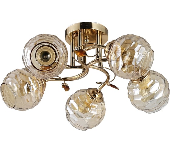 Изображение товара Люстра ЭкономСвет эконом 12190/5GD AMB X712383766