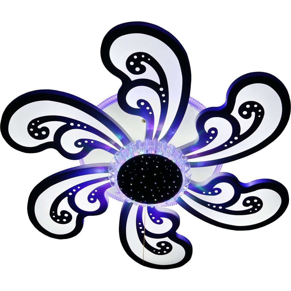 Изображение товара Светодиодный накладной светильник ЭкономСвет 11003/6+1WT с регулируемой цветностью