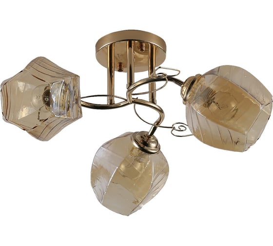 Изображение товара Люстра ЭкономСвет эконом 12180/3FGD AMB