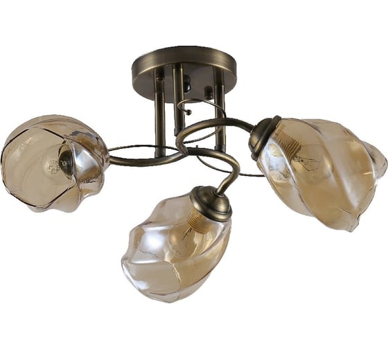 Изображение товара Люстра ЭкономСвет эконом 12179/3BRS AMB