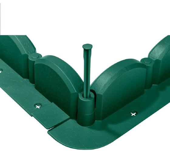 Изображение товара Бордюр садовый МАСТЕРСАД Мастер сад Волна, зеленый ВЛН-зел