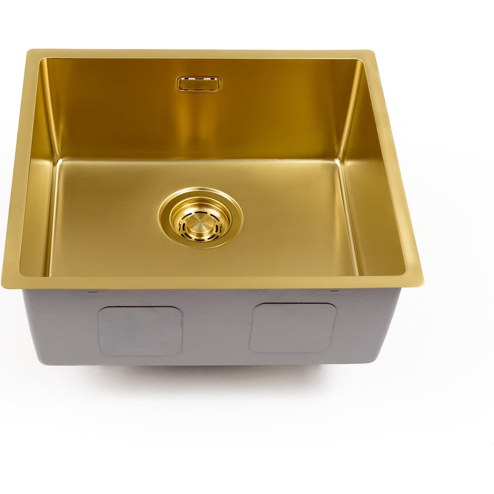 Изображение товара Мойка кухонная Grandex AQUA OPTIMA 49 PVD GOLD 5010861 с измельчителем пищевых отходов