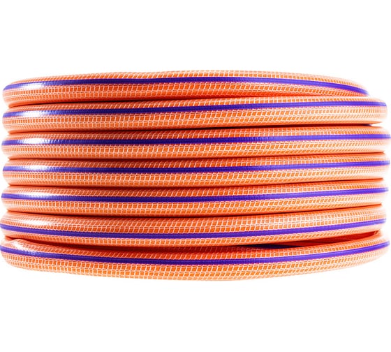 Изображение товара Шланг поливочный Зеленый Луг АЛЬЯНС-П, ТЭП с покрытием Soft-touch, усиленный нитью, Д=3/4, 20 м, оранжевый, Р1-00023289