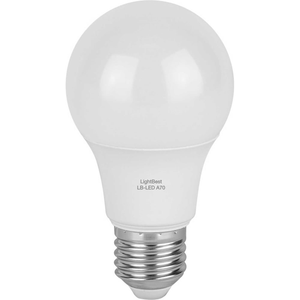 Изображение товара Лампа светодиодная LightBest LB-LED A70 15W E27 6400K 10 шт упаковка