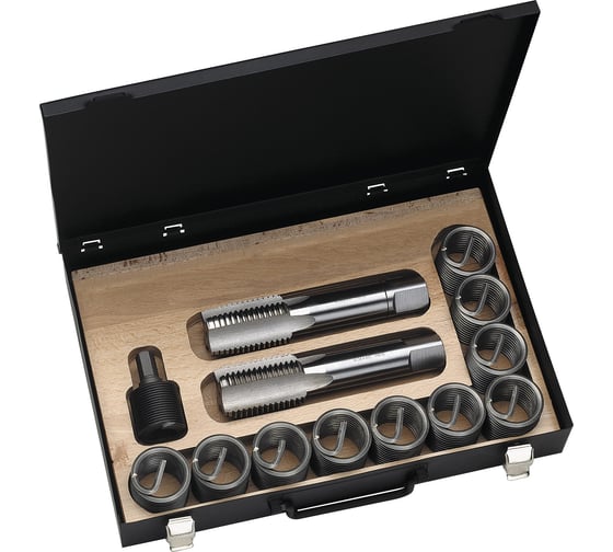 Изображение товара Набор для восстановления резьбы VOLKEL G1/4 -19, 12пр V-Coil 04191 V04191