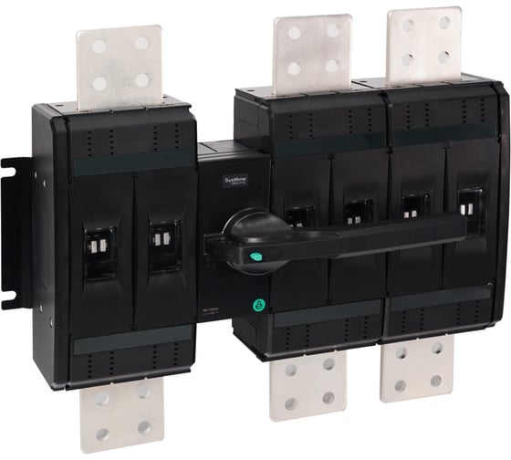 Изображение товара Выключатель-разъединитель Systeme Electric SYSTEMEPACT SD1250 3P 1000A рукоятка фронт центр_РУКОЯТКА ЗАКАЗЫВАЕТСЯ ОТДЕЛЬНО SSD12503MF1000