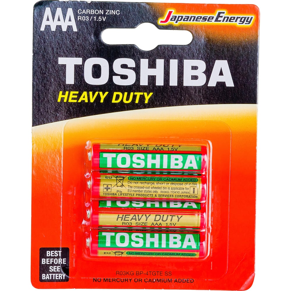 Солевой элемент питания Toshiba элемент питания energizer maximum plus 841025 тип aaa lr03