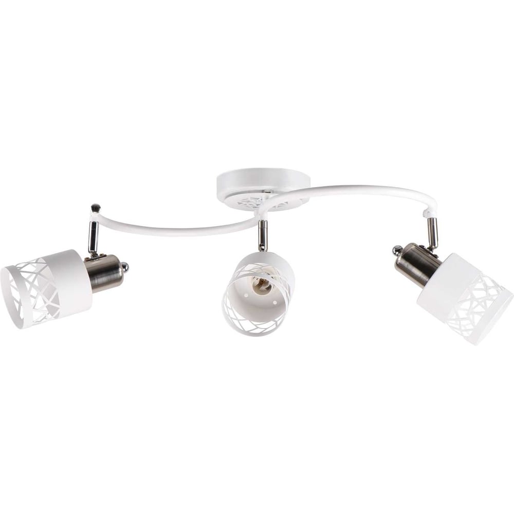 Изображение товара Современный накладной светильник ЭкономСвет 20718/3WT+SN WT с поворотными плафонами