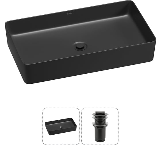 Изображение товара Набор Wellsee 2 в 1 FreeDom 2.0 накладная раковина 60x34 см 20214568R