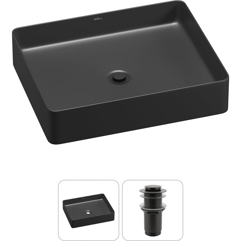 Изображение товара Набор Wellsee 2 в 1 FreeDom 2.0 накладная раковина 51x40 см 20214520R