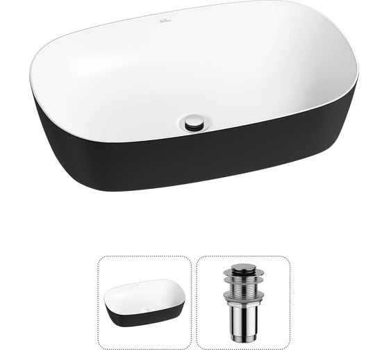 Изображение товара Набор Wellsee 2 в 1 Ground Breaking накладная раковина 61x39 см 20212377R