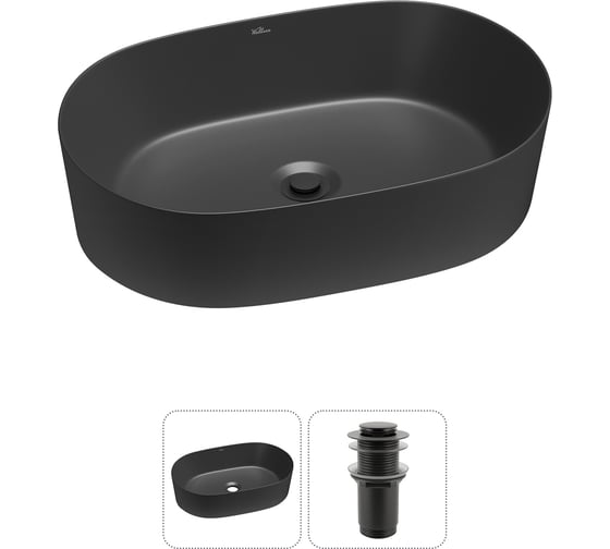 Изображение товара Набор Wellsee 2 в 1 Saint-Germain накладная раковина 56x37 см 20215004R