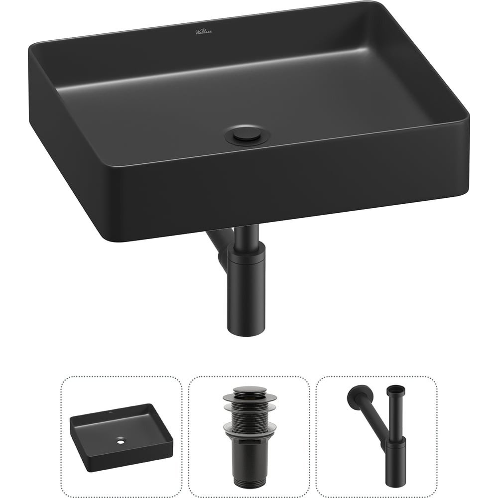 Изображение товара Набор Wellsee 3 в 1 FreeDom 2.0 накладная раковина 51x40 см 20214523R