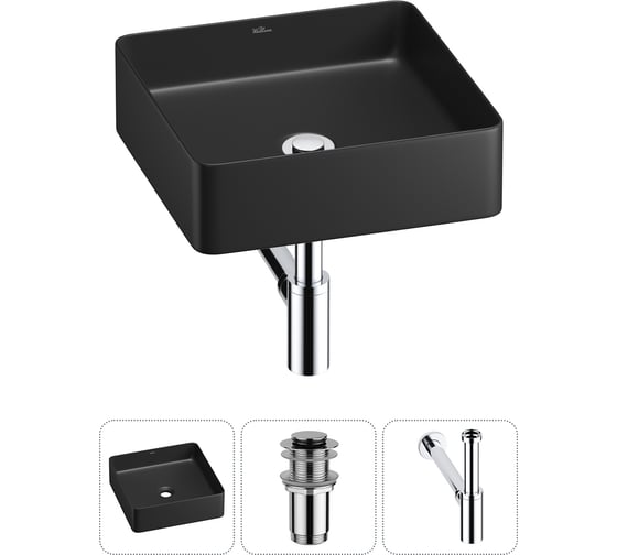 Изображение товара Набор Wellsee 3 в 1 FreeDom 2.0 накладная раковина 30x30 см 20214410R