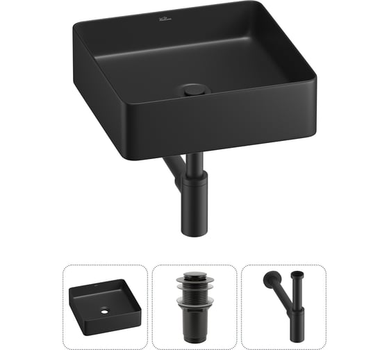 Изображение товара Набор Wellsee 3 в 1 FreeDom 2.0 накладная раковина 30x30 см 20214411R