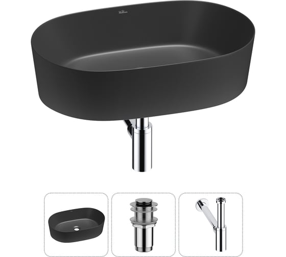 Изображение товара Набор Wellsee 3 в 1 Saint-Germain накладная раковина 56x37 см 20215006R