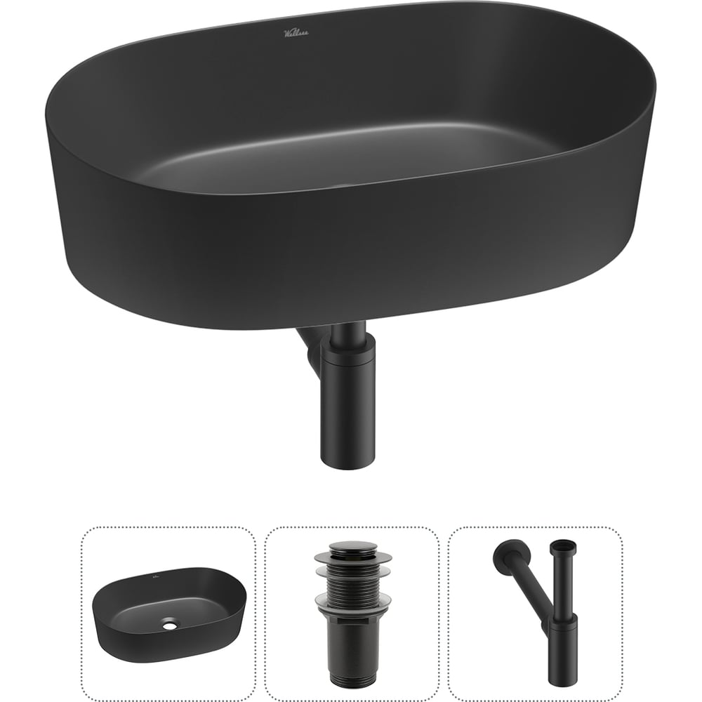 Изображение товара Набор Wellsee 3 в 1 Saint-Germain накладная раковина 56x37 см