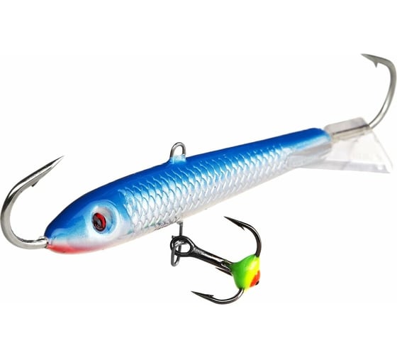 Изображение товара Балансир Lucky John CLASSIC 8, тройник, длина 80 мм, цвет 15H, блистер 81801-15H