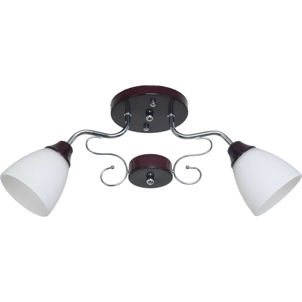 Изображение товара Потолочный светильник ЭкономСвет 50640/2CR+BR WT современный стиль фиксация планка