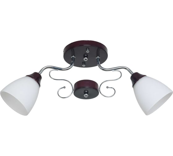 Изображение товара Потолочный светильник ЭкономСвет 50640/2CR+BR WT