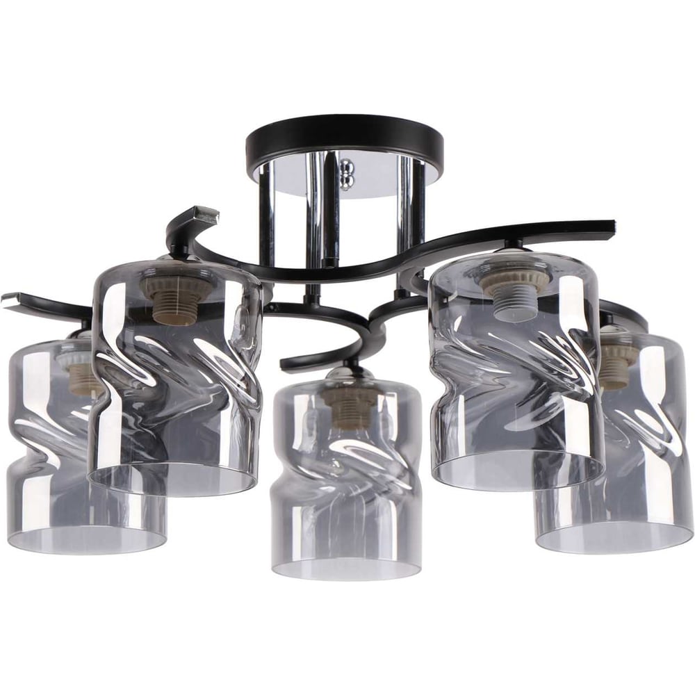 Изображение товара Потолочный светильник ЭкономСвет 26063/5BK+CR SM с лампами E27