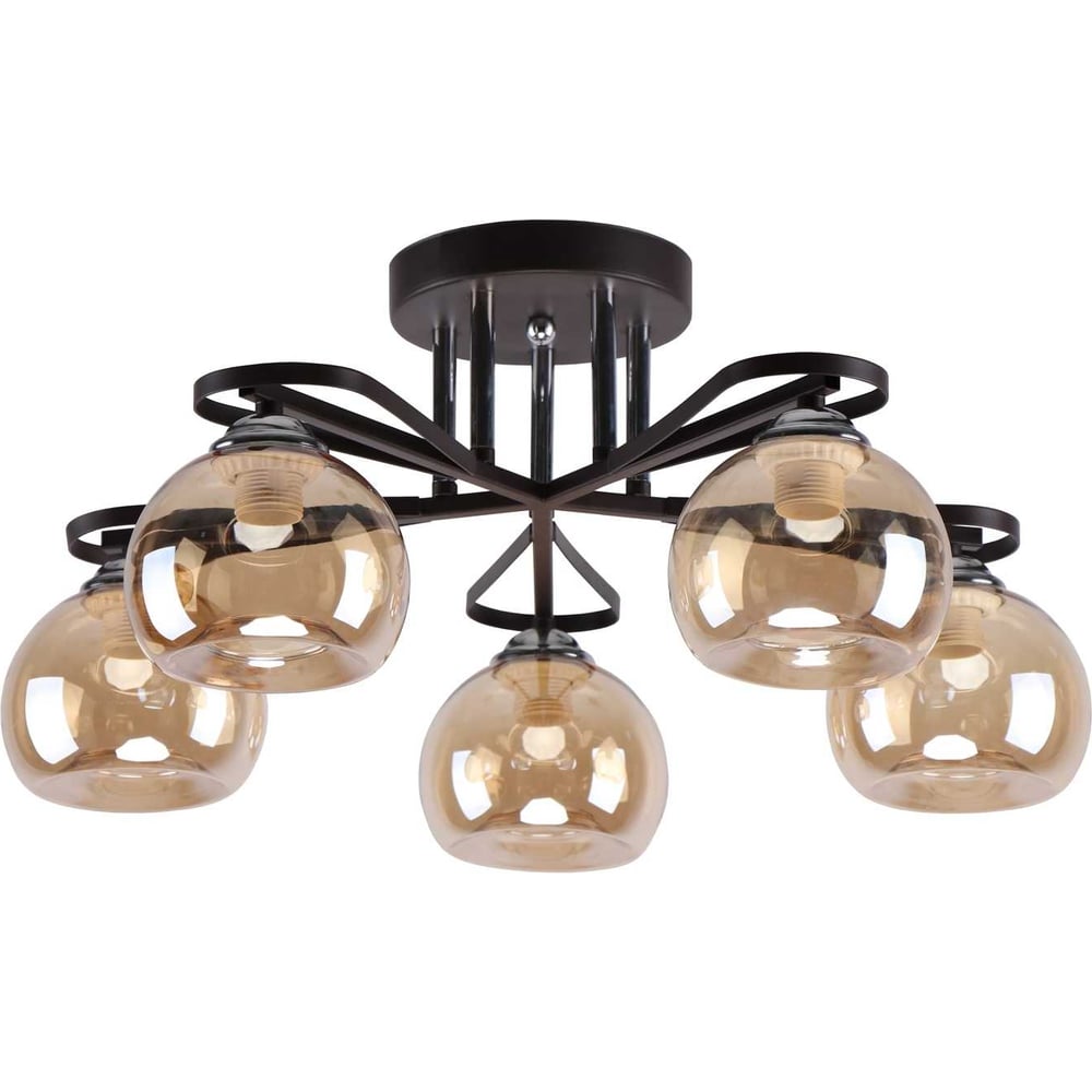 Изображение товара Потолочный светильник ЭкономСвет 40236/5CR+BR AMB