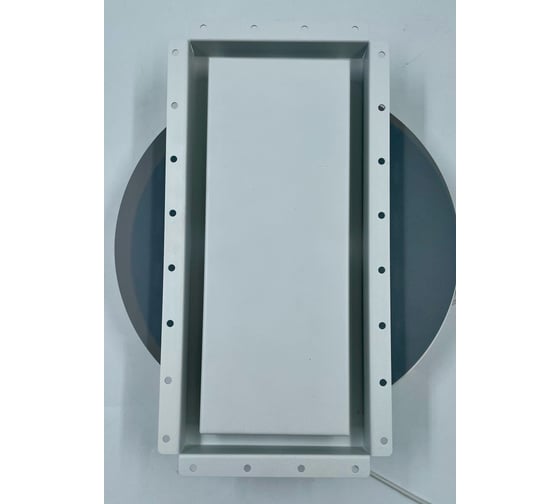 Изображение товара Решетка скрытого монтажа ВИЕНТО 300х130 с лицевой панелью 275х105, белая РСМ3013