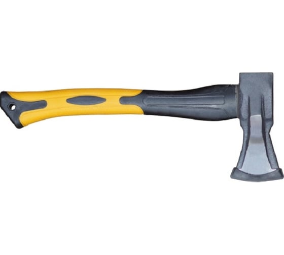 Изображение товара Топор с клиновидным полотном Pobedit обрезиненная фибергласовая рукоять, 1000 г 2543410